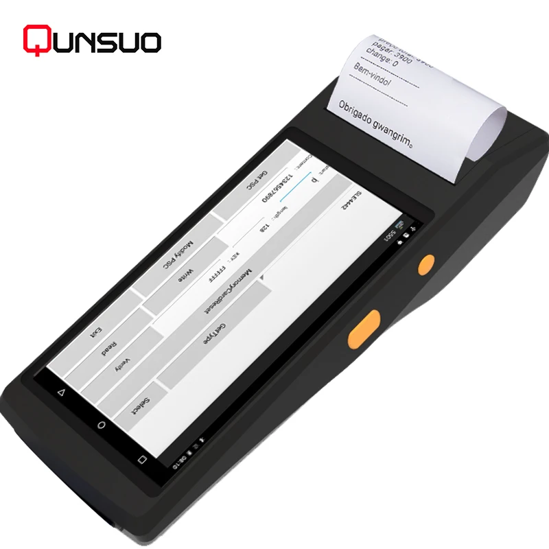 Support Customized NFC/RFID Reader/Barcode Scanner Android Handheld 5.5 inch 4G PDA for Logistics