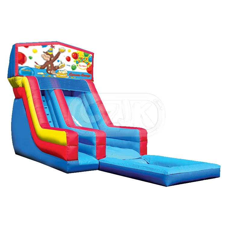 inflatable curious george 5 in 1 jumping castle bounce house bouncer or combo for home baby personal use