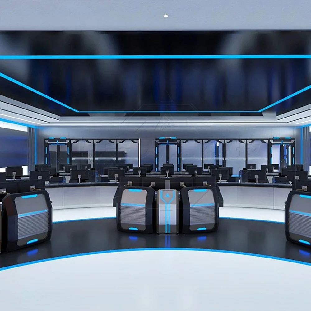 Оператор центра обработки данных настольные командные рабочие станции контрольная комната офисные консоли эргономика офисная мебель