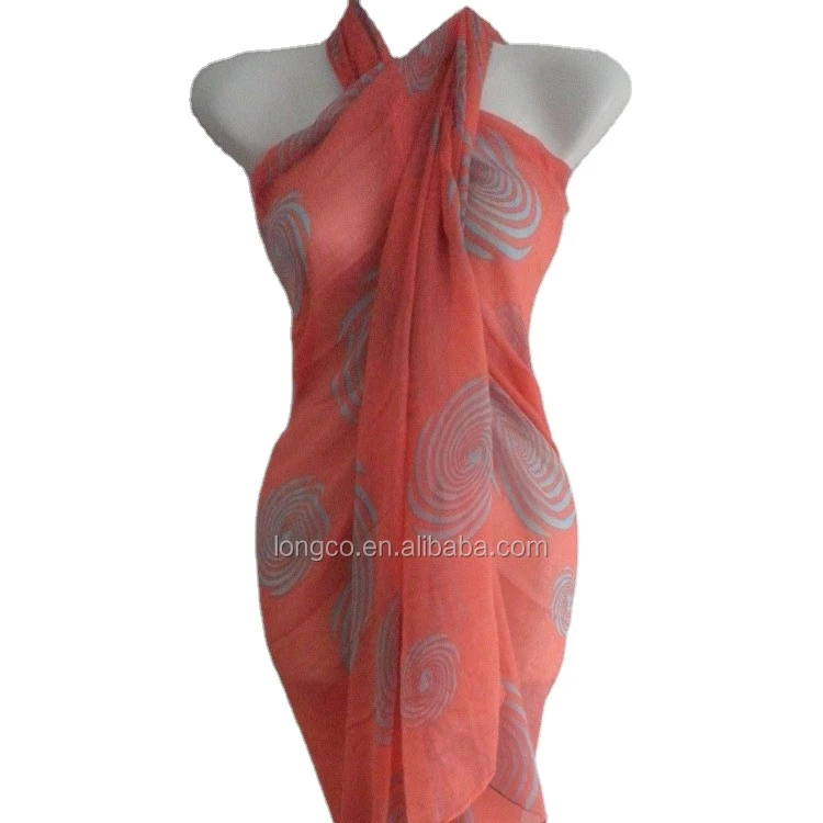 Sexy Women Pareo Dress Sarong Beach Bikini Swimwear Cover Up Long Scarf Wrap
