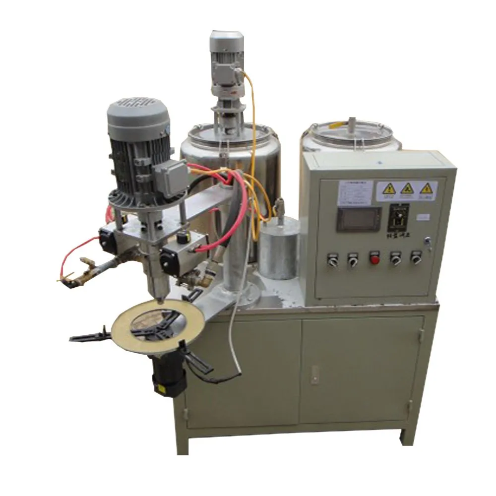 AB glue dispensing machine for cartridge filter end caps