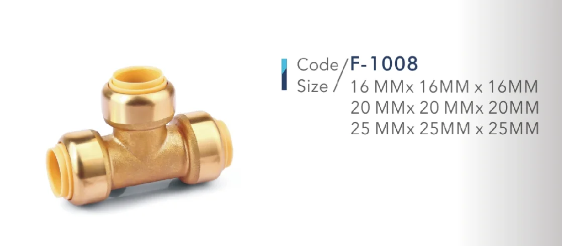 BH High Quality Lead-Free Brass Quick Connect PEX Coupling Pushing Fitting Water Air Oil 12mm 14mm Pipe Forged Plastic Plated