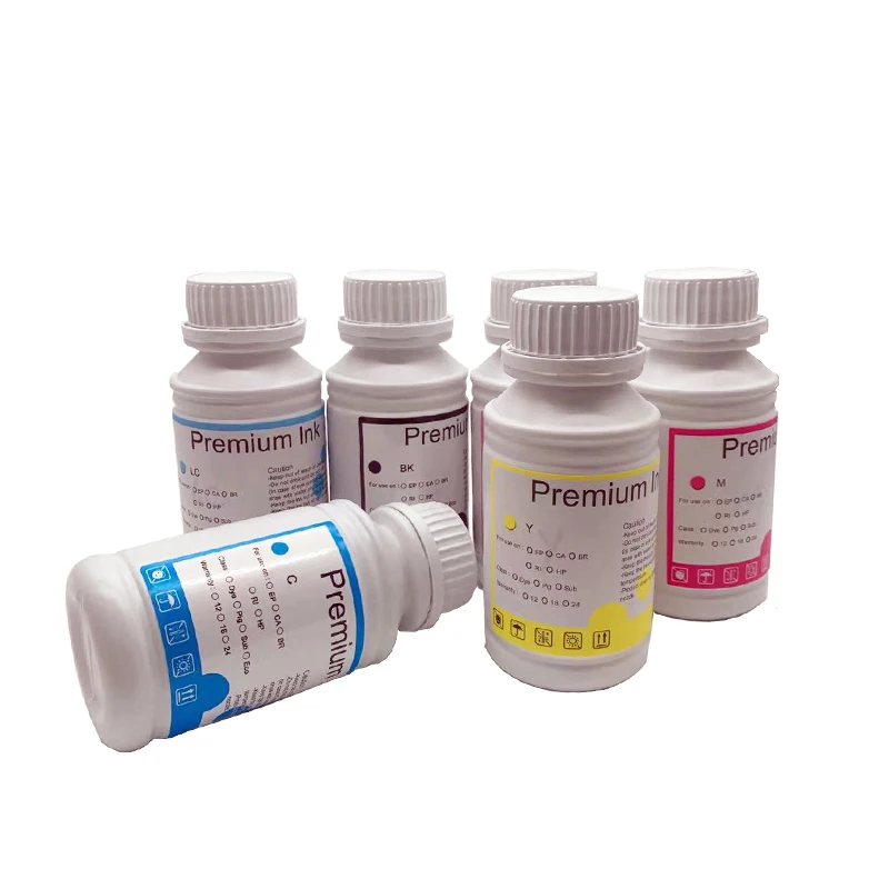 1000ML Bk C M Y LC LM Refill Dye Based Ink Kit Replacement For Epson Canon HP Brother Lexmark Samsung Dell Inkjet Printer