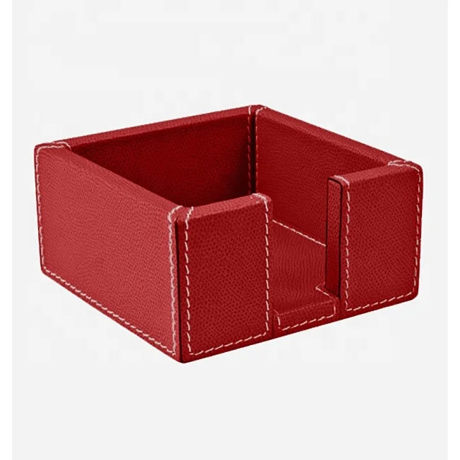 Leather Memo Pad Holder  Hot Seller Sublimation Blanks Office notepad holder with sticky Memo pad holder