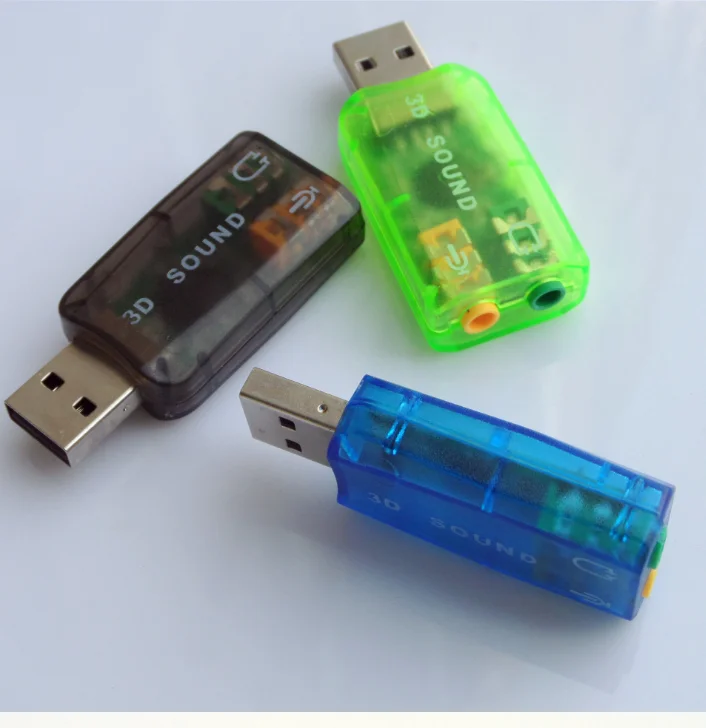 Высокопроизводительный чип USB 2 0 Звуковая карта внешняя 5 1 канальная 3D микрофон динамик виртуальный аудио ПК