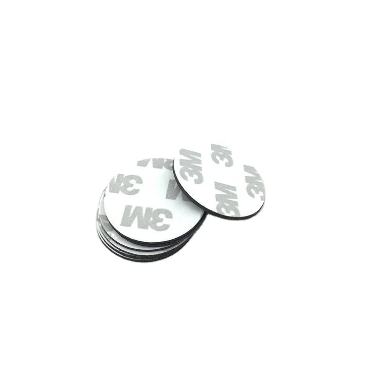 China factory custom flexible rubber magnetic dots round magnet with adhesive