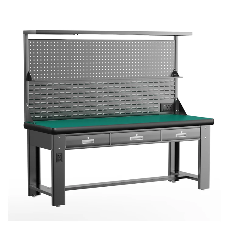 Anti-static lightweight aluminum workbench OEM ODM Customized workbench The anti-static workbench is easy to assemble