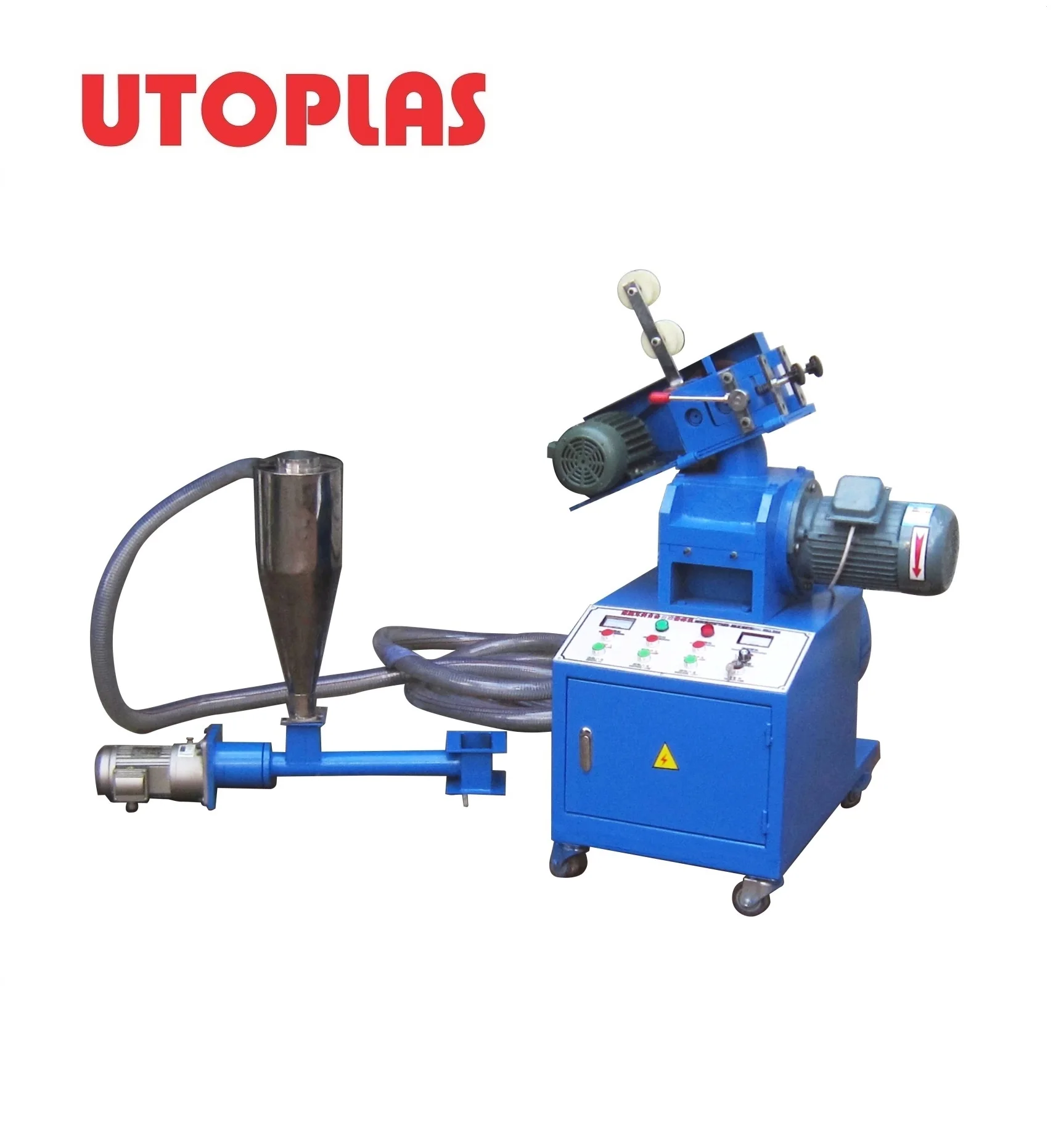 online automatic plastic film trimming crusher
