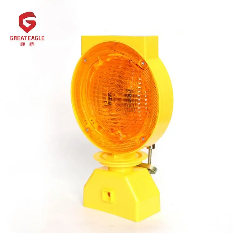 Adjustable different frequency flicker mode led safety warning light beijing solar powered traffic warning lights