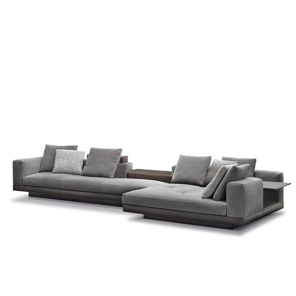 YAEONS Nordic Luxury Recliner Modular Sofa Set Premium U Shape Storage Office Sofas Sectional Couch Living Room for Villa Hotel
