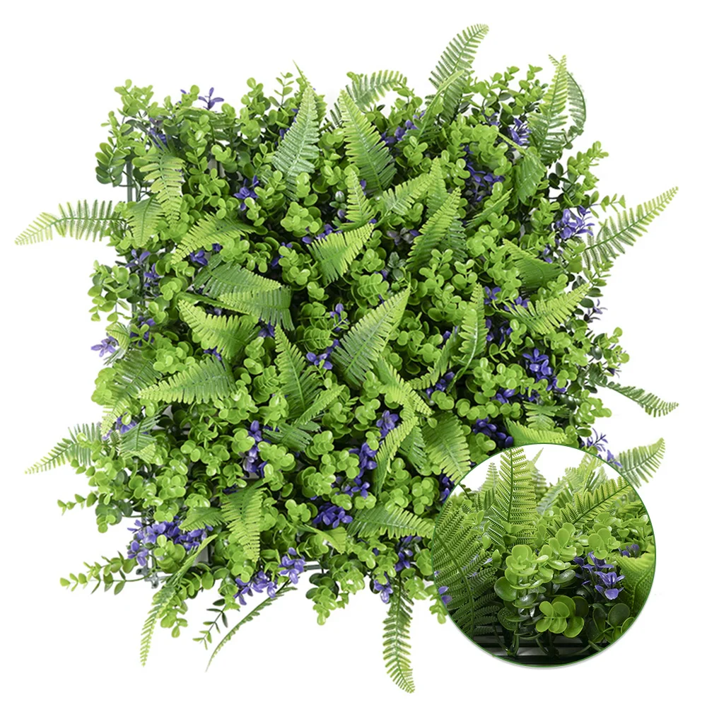 Hot selling artificial grass wall decorative fake leaves artificial plants manufacturer for home decor indoor