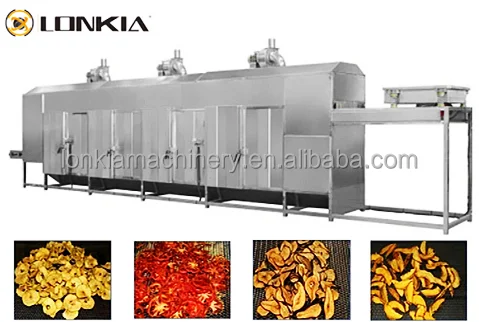 Green Pepper Dryer Equipment Mushroom Drying Box Three-Layer Mesh Belt Honeysuckle Dryer