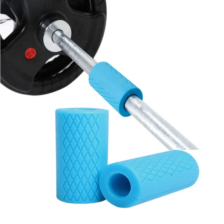 Silicone Fitness  Barbell Hand Grips for Dumbbell Training Barbell grip handle