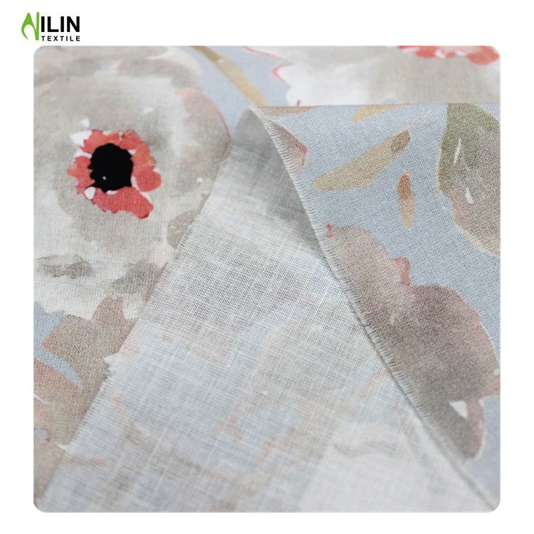 shiny soft printed lightweight wholesale floral woven 100 rayon fabric for dress