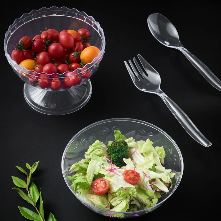 OEM Logo Cheap Price Salad Bowl  Wedding Porcelain Dinnerware Serving Fruit Chinese Small Slanting Salad Bowl