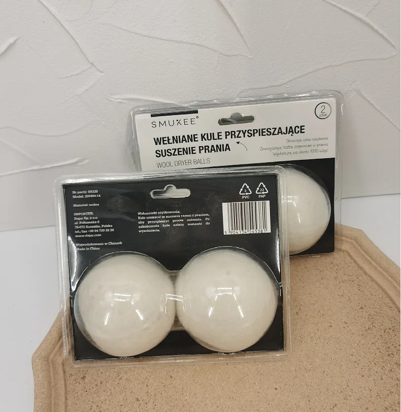2022 Best Seller Popular Organic 2.5in Wool Dryer Balls With Bee Design