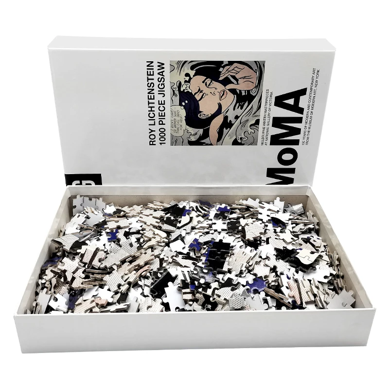 Wholesale Eco-Friendly Custom Puzzle And Box Round Tube Packaging Educational Jigsaw Puzzle KidsFor Family Game