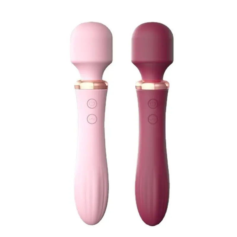 10 Frequency popular heating stick adult vibrator for female double shock AV masturbation massager magic wand