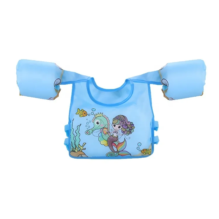 Factory Baby swimming safety Light kids arm life jackets vest