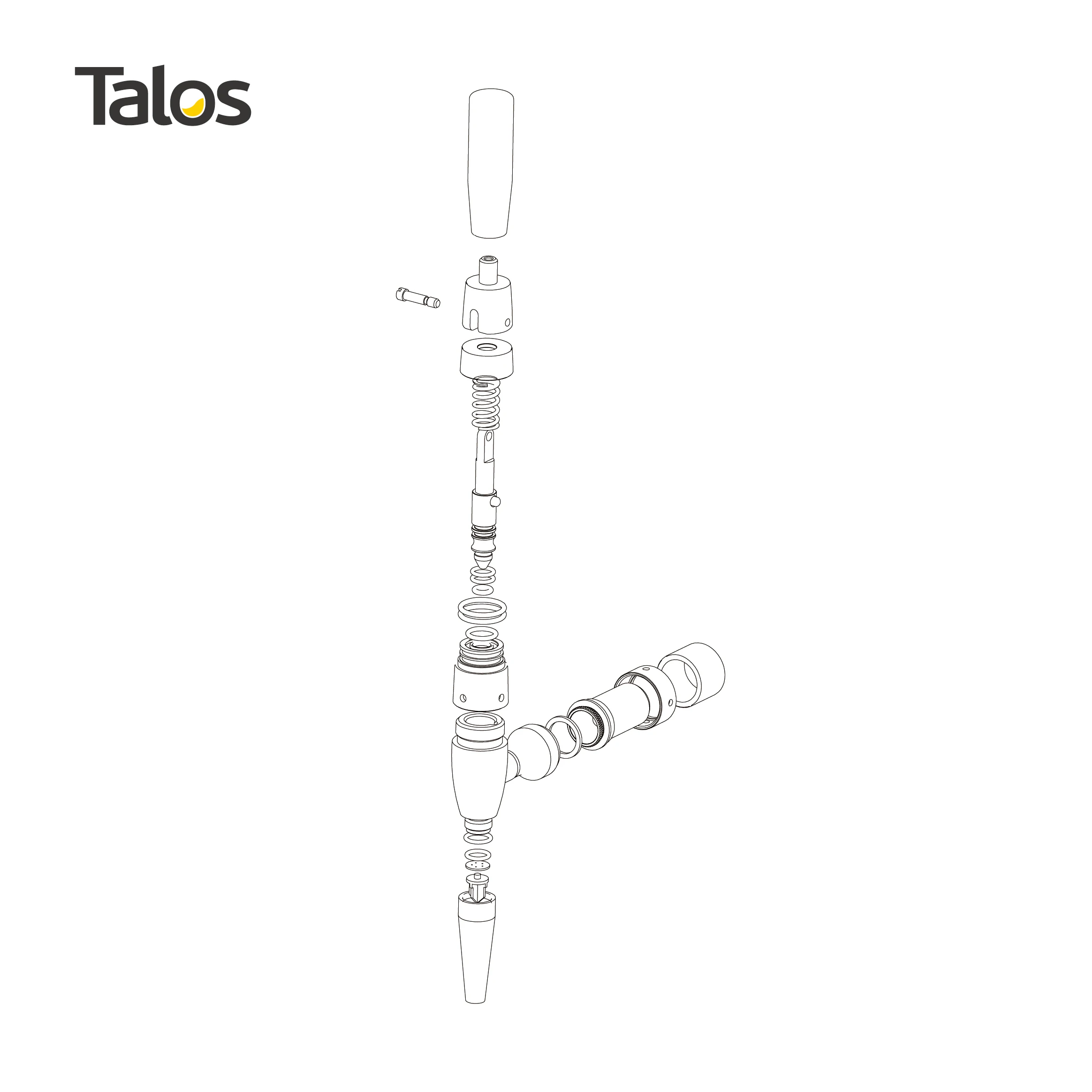 TALOS High Grade stout tap beer dispenser tap nitro coffee tap