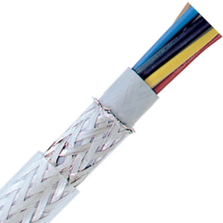 Tinned Copper Wire Braid LIYCY Shielded Control Cable For Date