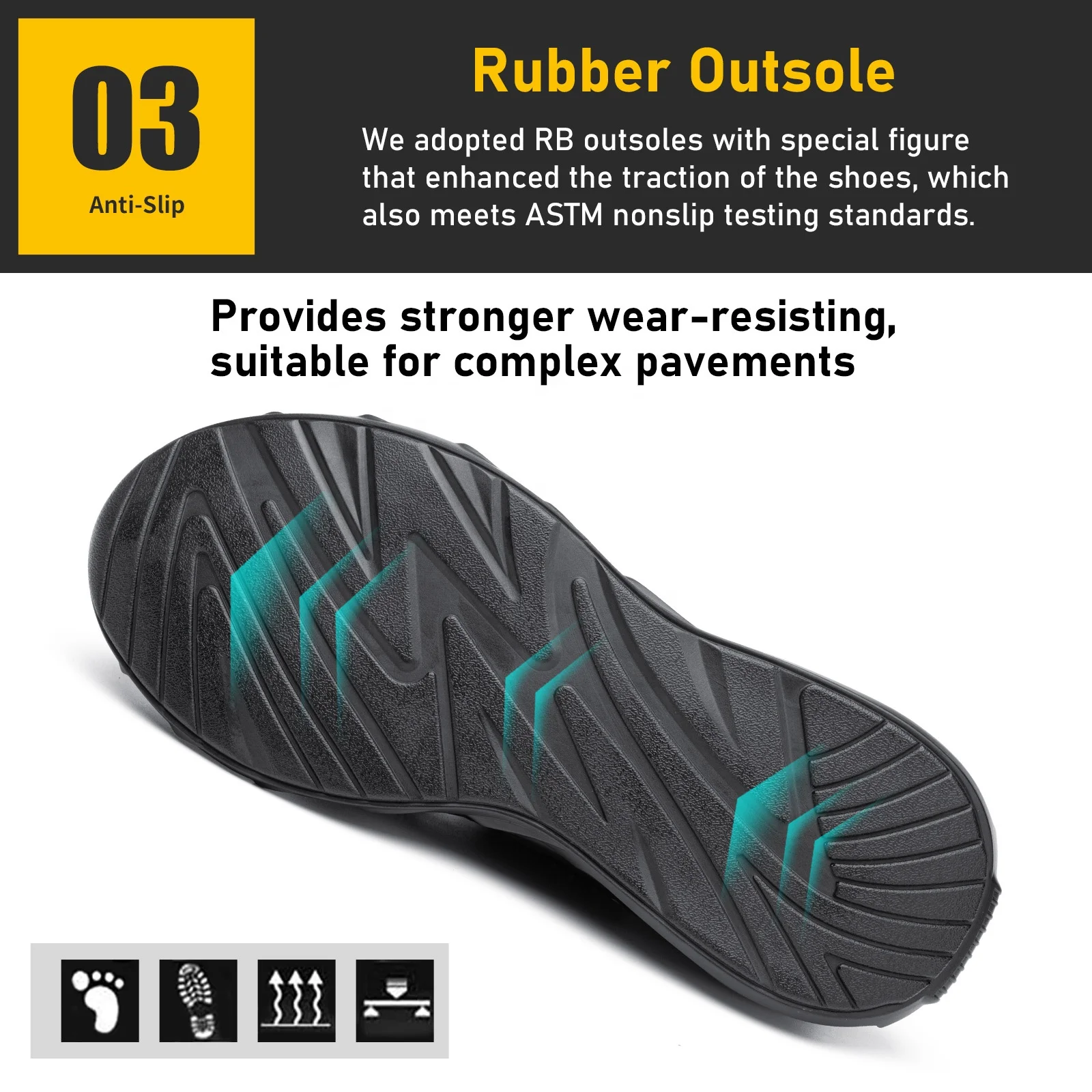 JIANKUN Fashionable New Safety Shoes Breathable Woven Flying PU Soles Wear-Resistant Outdoor Work Steel Toe with Air Cushion