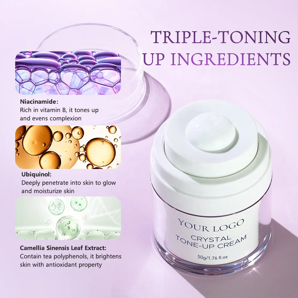 Private Label Skin Care Products Skin Firming Lift Tone Up Niacinamide Face Whitening Cream For Women