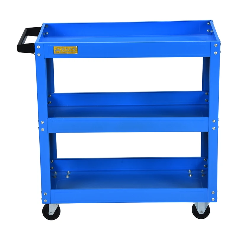 Красный 3 яруса сверхмощный гаража мастерской механической инструментальной тележки с колесами