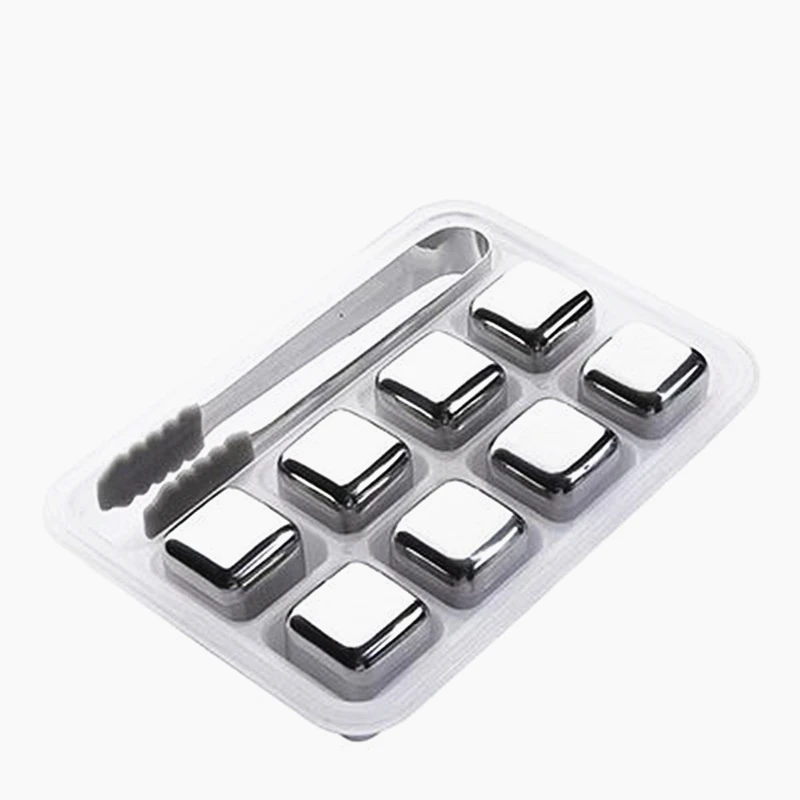 26mm stainless steel 304 food grade ice cube stone whisky wine ice stone quick-frozen accessories for bar/club