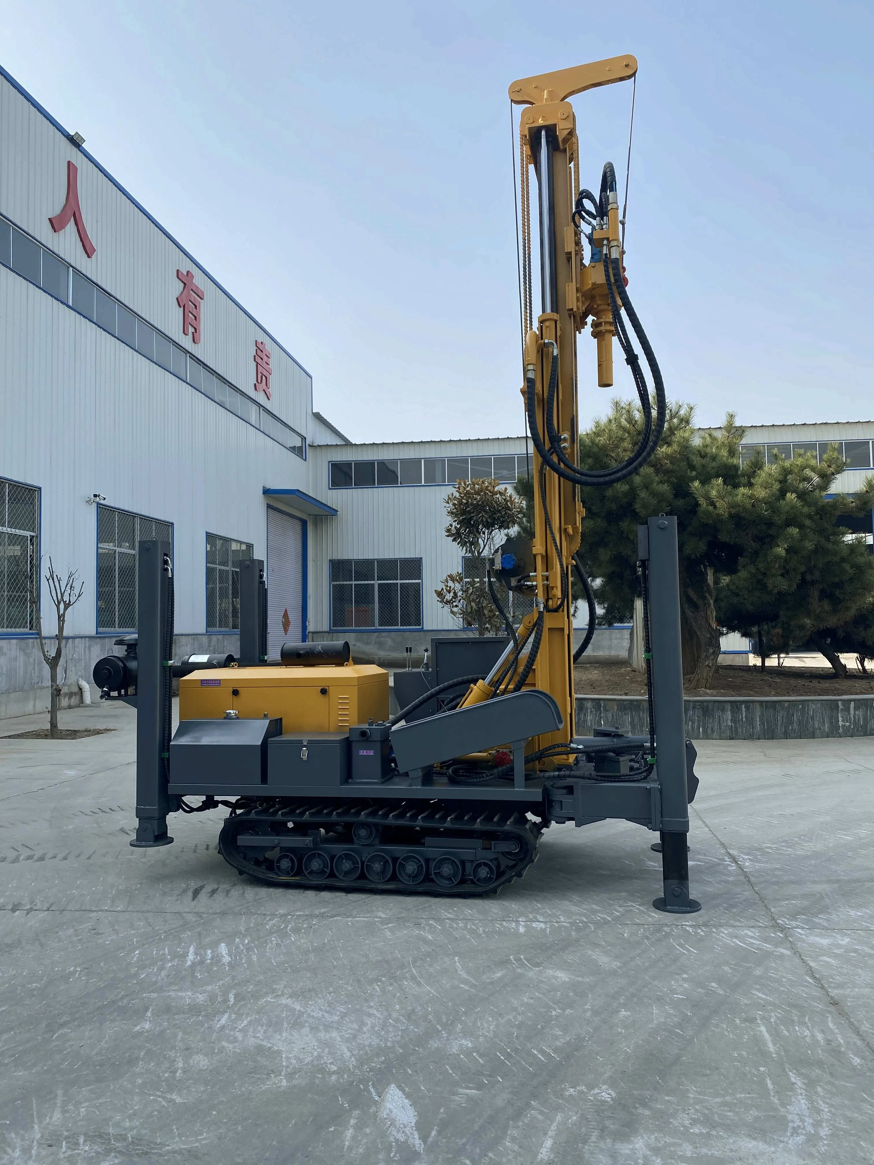 Drilling Depth 200 Meter Rotary Core Bore Water Well Drilling Rig Machine