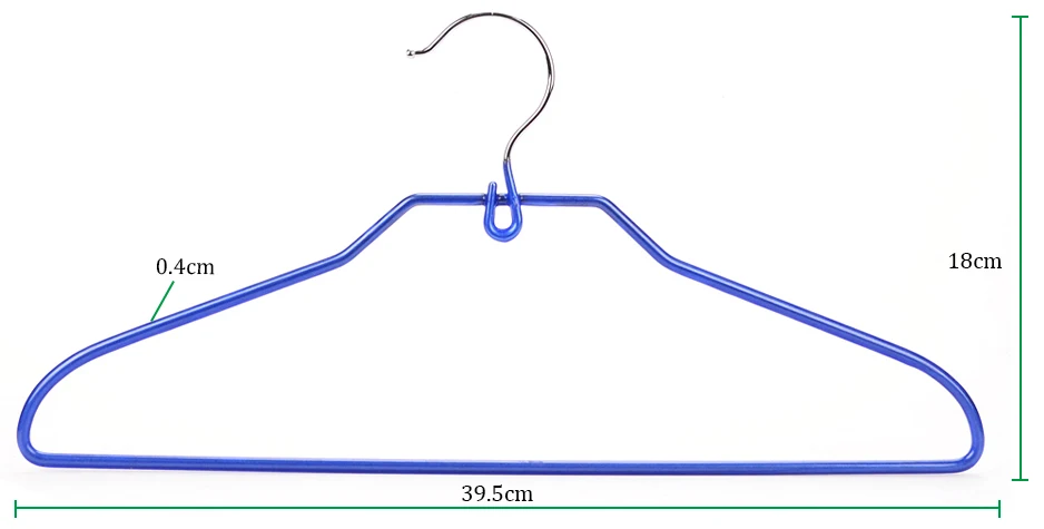 Manufacturer Wholesale Non-Slip PVC Coated Metal Clothes Hanger Custom Color Cheap Metal Hanger For Clothing
