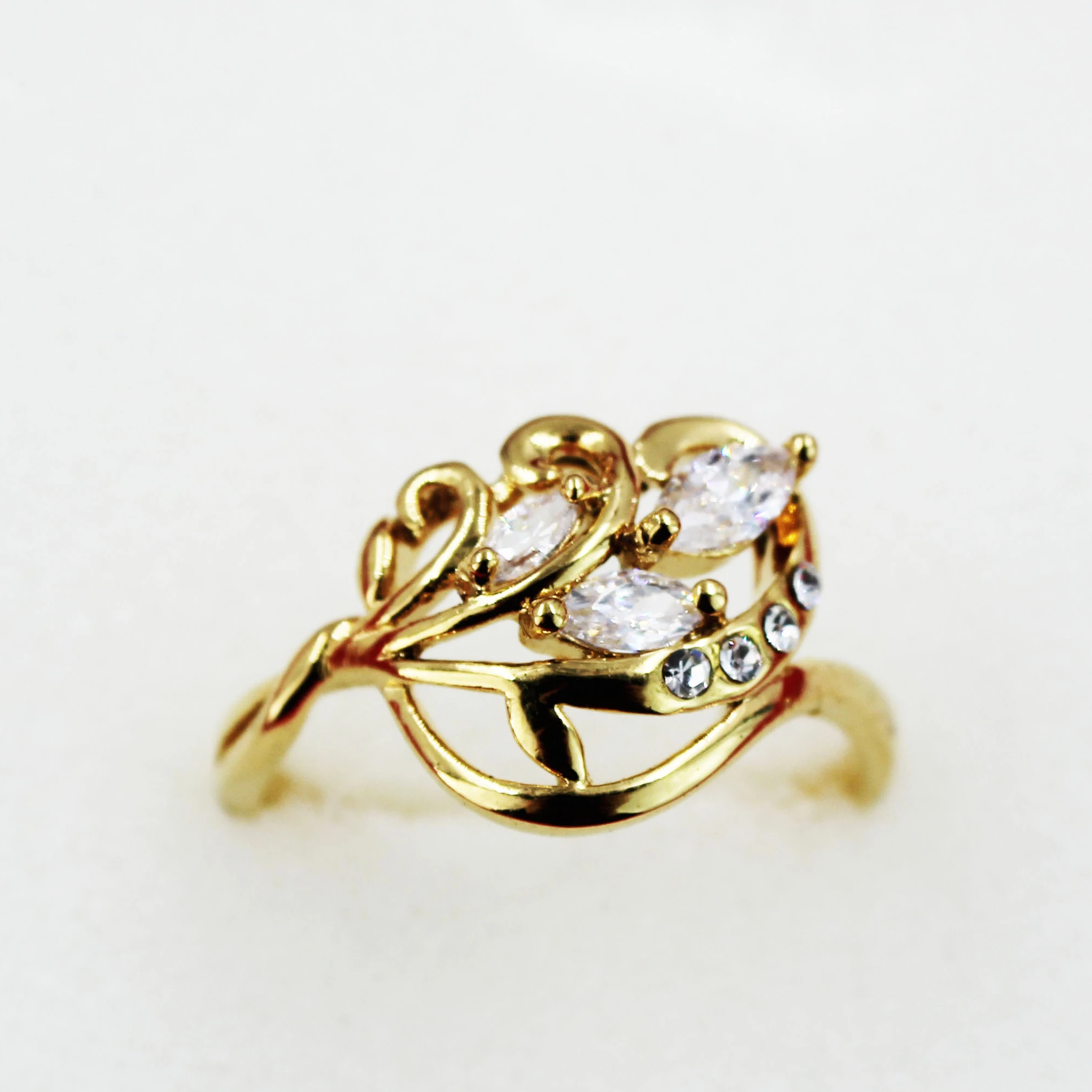 BMZ 2024 New Germany real gold ash quality double layers real gold IP plating elegant Chic rings jewelry