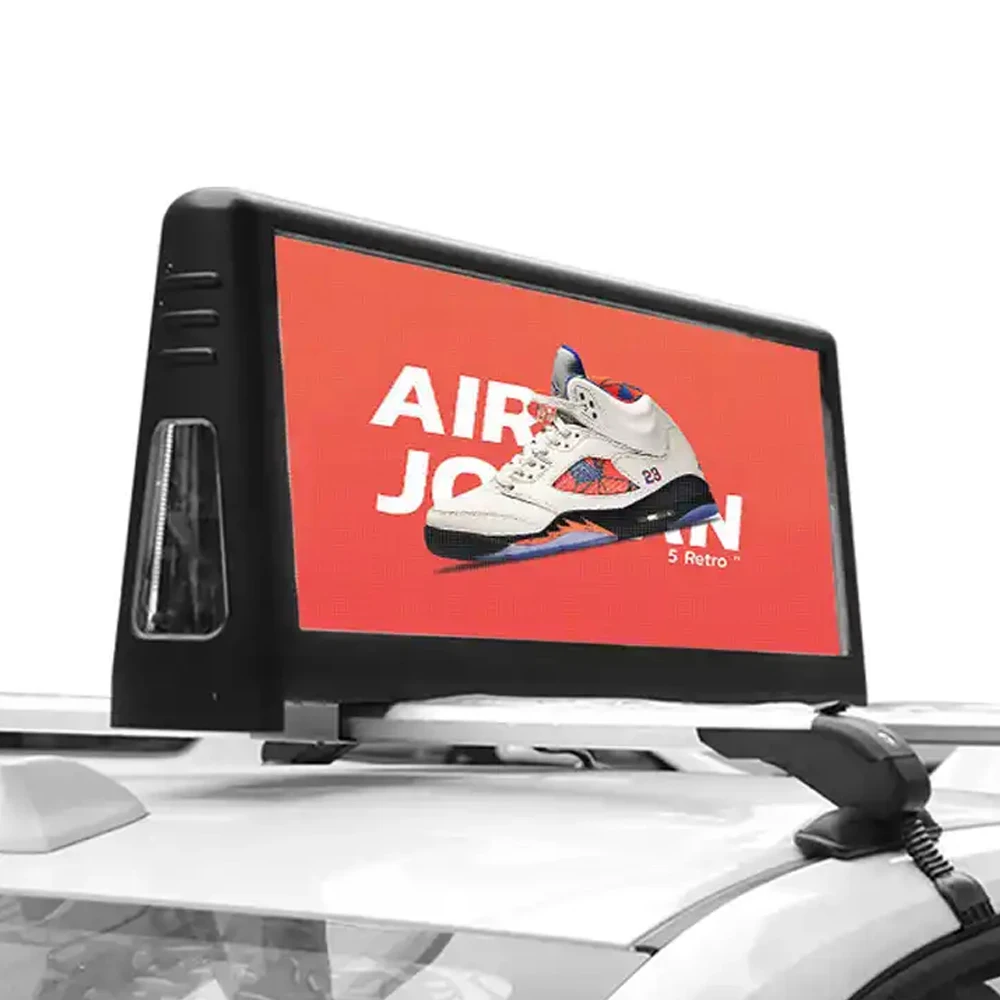 Free-Japanses-Sex-Xxx-Movie-Led-Advertising-Taxi Car Top Led Advertising Sign Board Digital Screen Taxi Top Advertising Roof