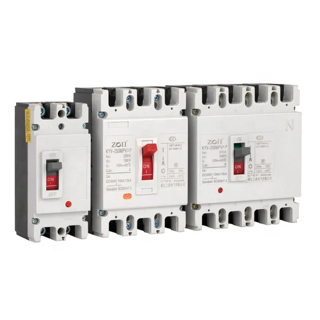 Factory Price DC Solar 3P 1000V  1500V 80A to 1600A Breaker Electrical MCCB Circuit Breakers