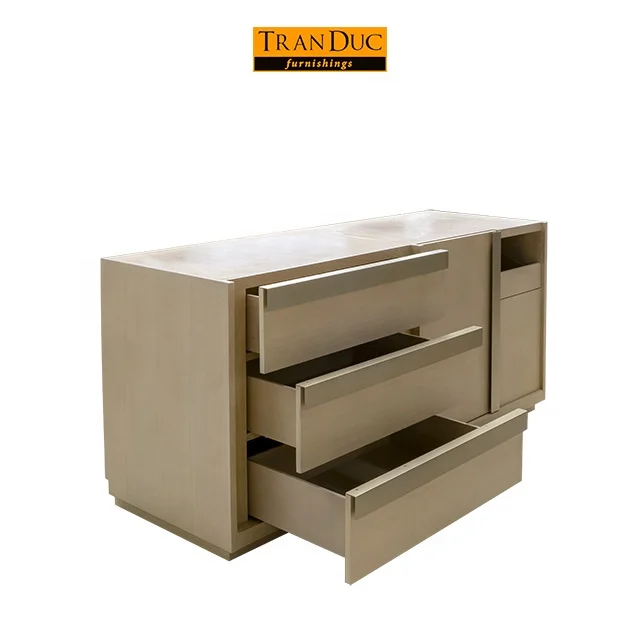 Hotel dresser in luxury hotel bedroom set - hotel furniture manufacturer in Vietnam