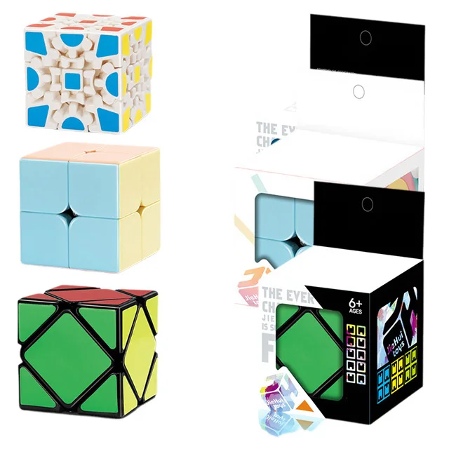 Hot Selling kids gift High Quality 3D Magic game Cube iq Puzzle Magic Cube 3*3*3 For Brain Training