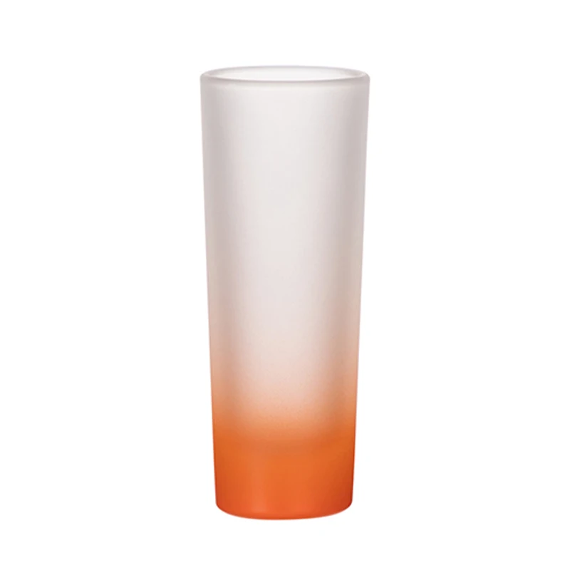 Sublimation Frosted Base Shot Glasses 3 Oz Tall Glass For Whiskey Tequila Vodka Shot Glasses Gift