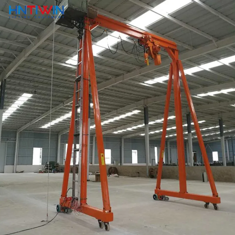 CE 360 degree rotation single girder 3t gantry crane price for sale