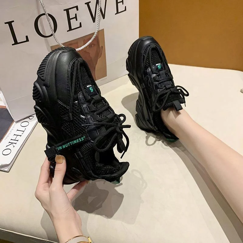  2021 New Fashion Women Sneakers Autumn Vulcanized Shoes Casual Sport lightweight Breathable Flat Tennis