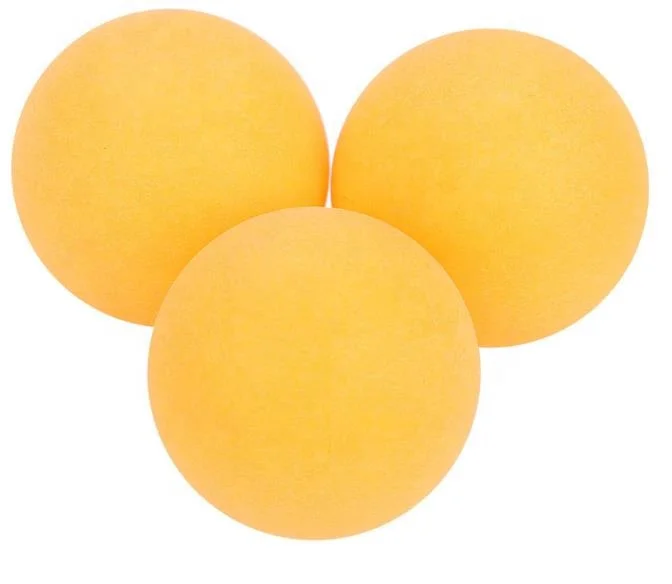 
Wholesale plastic table tennis wholesale yellow and white seamless ball no logo 