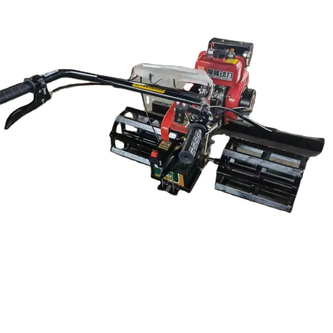 Indoor and outdoor road and bridge project floor small portable hand push drum concrete paver