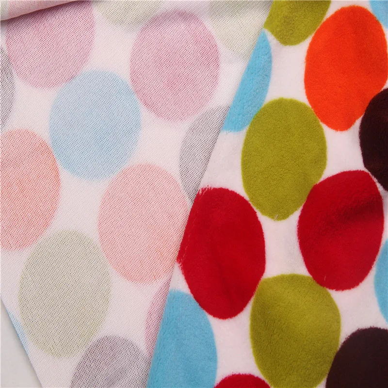 
Latest design Beautiful digital printed coral fleece fabric for bathrobe 