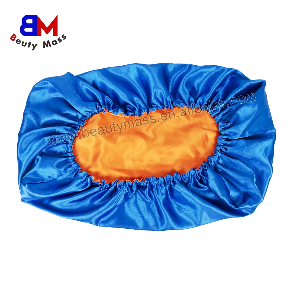 New Design Double Layer Satin Pillow Case Silk Luxury Custom Printed Pillow Elastic Cover