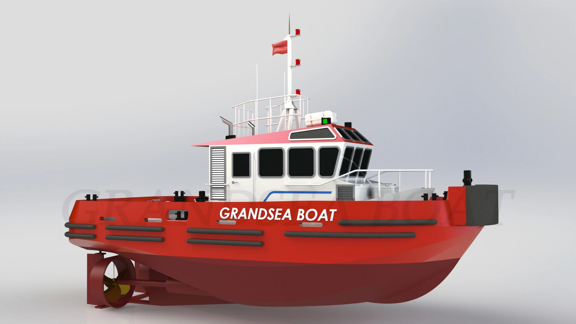 Grandsea 12m/40ft Aluminum Boat Tug boat and Work Boat for sale