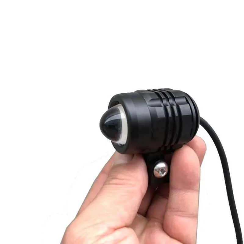 
LDDCZENGHUITEC Design Mini Motorcycle Race Led Light Headlight 9-100V 20W 2400LM white+yellowFog Spot B ulb Light For Rainy 