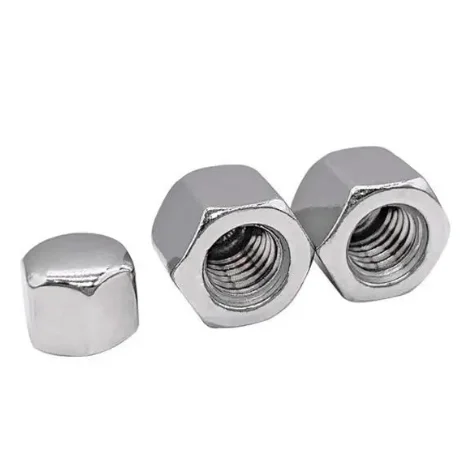 High Strength Fasteners Hexagon Dome Nuts Hexagon Acorn Nuts DIN917 Finish ZP Galvanized Color M16 M24
