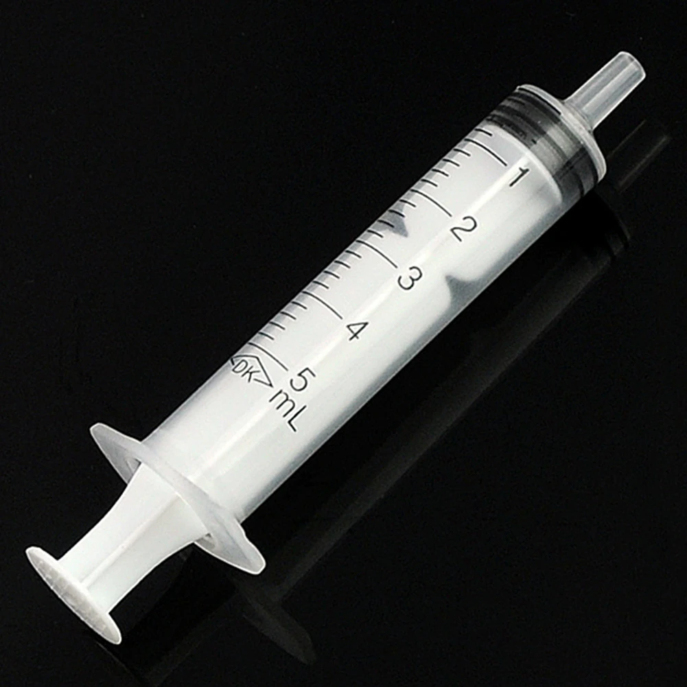 Injection Nutrient Syringe Refilled Industrial Screw Type Hand Push Glue Industrial Dispensing Syringe High Quality