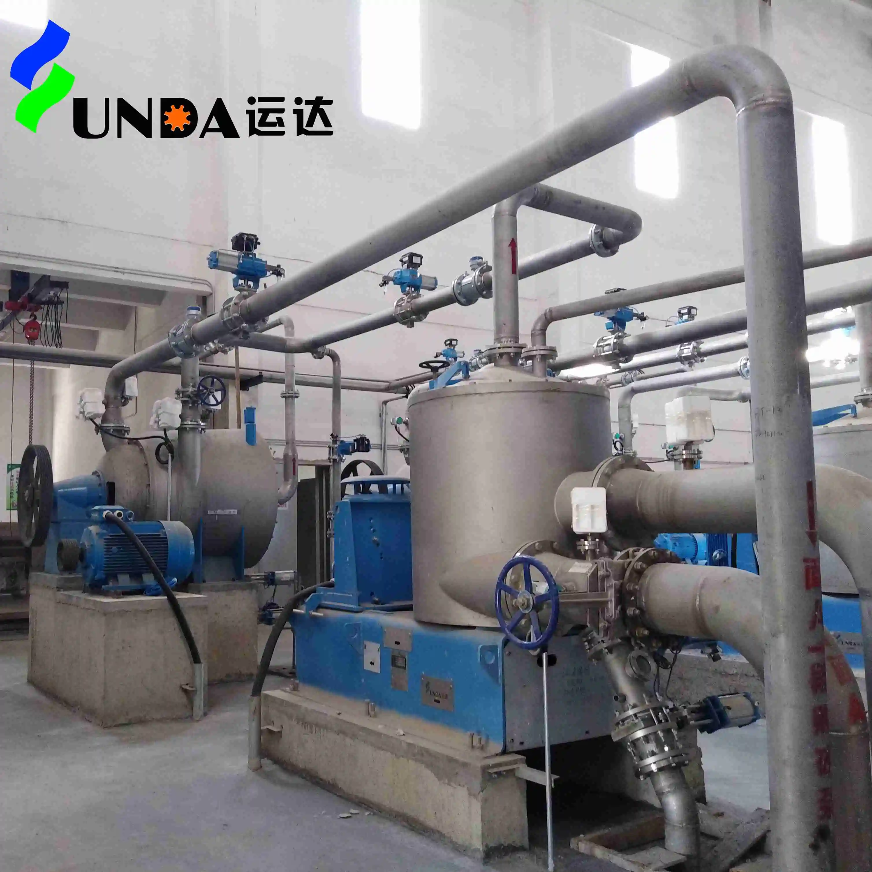Yunda Super Pressure Screen Waste Paper Wood Virgin Pulp  Paper Mill  Tissue Kraft Fluting Up flow Screen Paper Making Machine