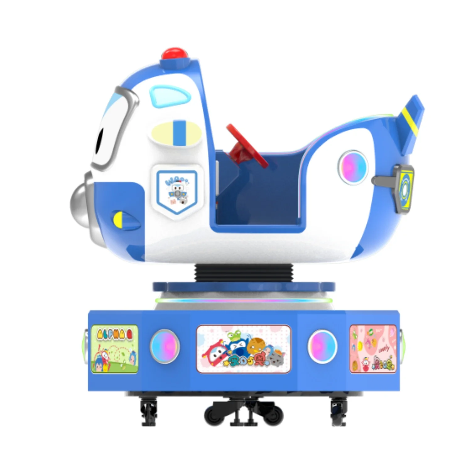 Good Profit 3D Racing Games Machine Electric Kiddie Airplane Ride Coin operated Kiddie Ride on for Young Riders