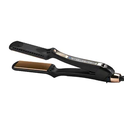 Salon Designer Hair Straightener Sleek And Smooth Ceramic Flat Iron Hair Straightener With Stone Plate